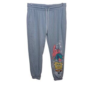 SpongeBob SquarePants Light Blue Sweatpants XXL